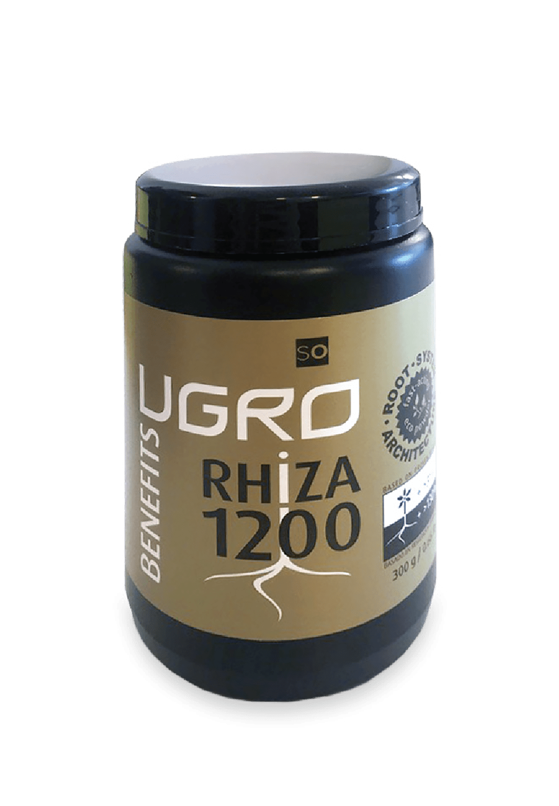 U Gro Benefits Rhiza1200 300 g boční pohled