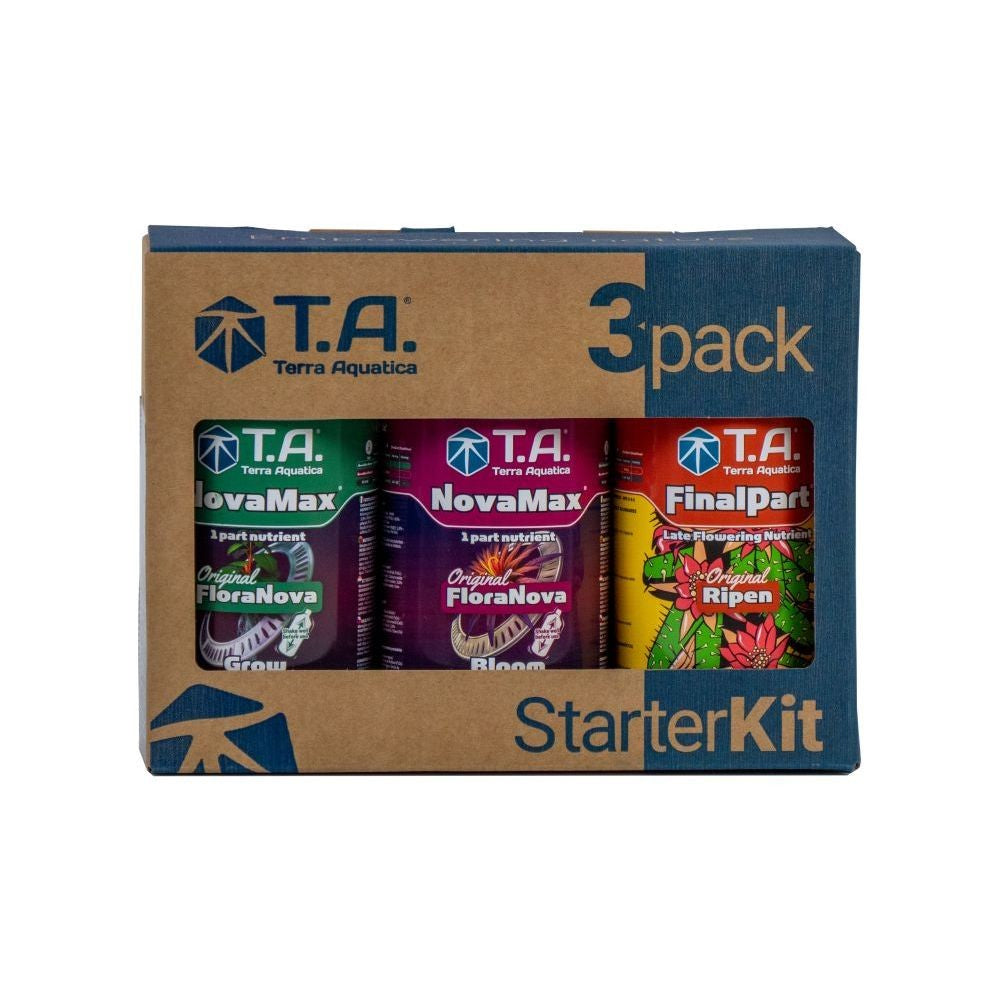 Terra Aquatica TriPack Novamax 1.5 l, sada hnojiv pohled zezadu