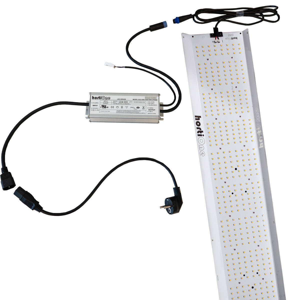 HortiONE LED 600 Quantum board 220W 2.9 µmol/J detaljvisning