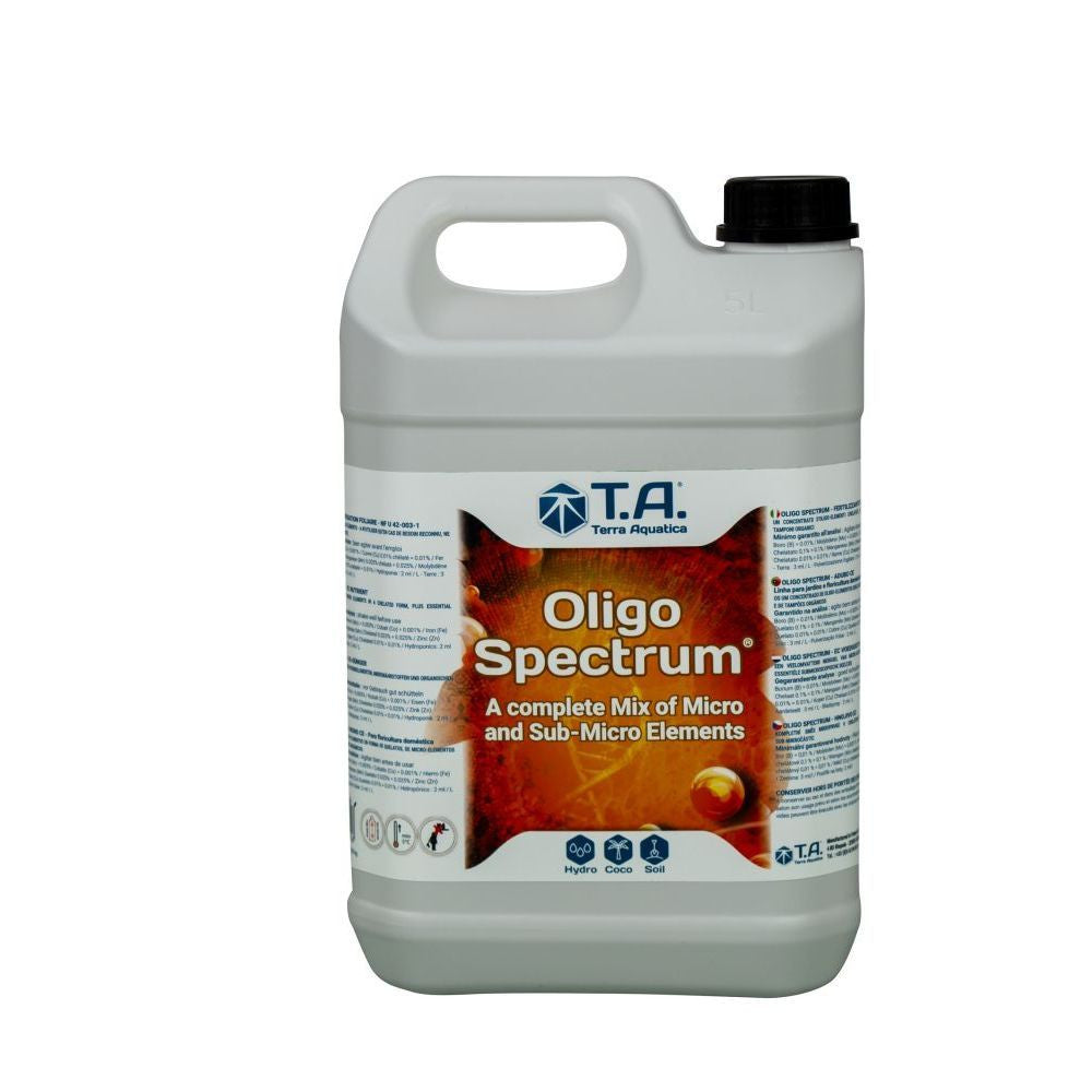 Terra Aquatica Oligo Spectrum 5 l pohled zepředu