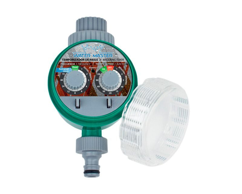 Master Water Timer Analog - ventil s časovačem na závlahu boční pohled