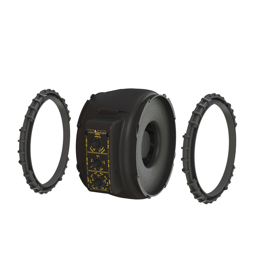 Secret Jardin DF16 Extractor, ventilateur 50-100-150 m3/h vue de face