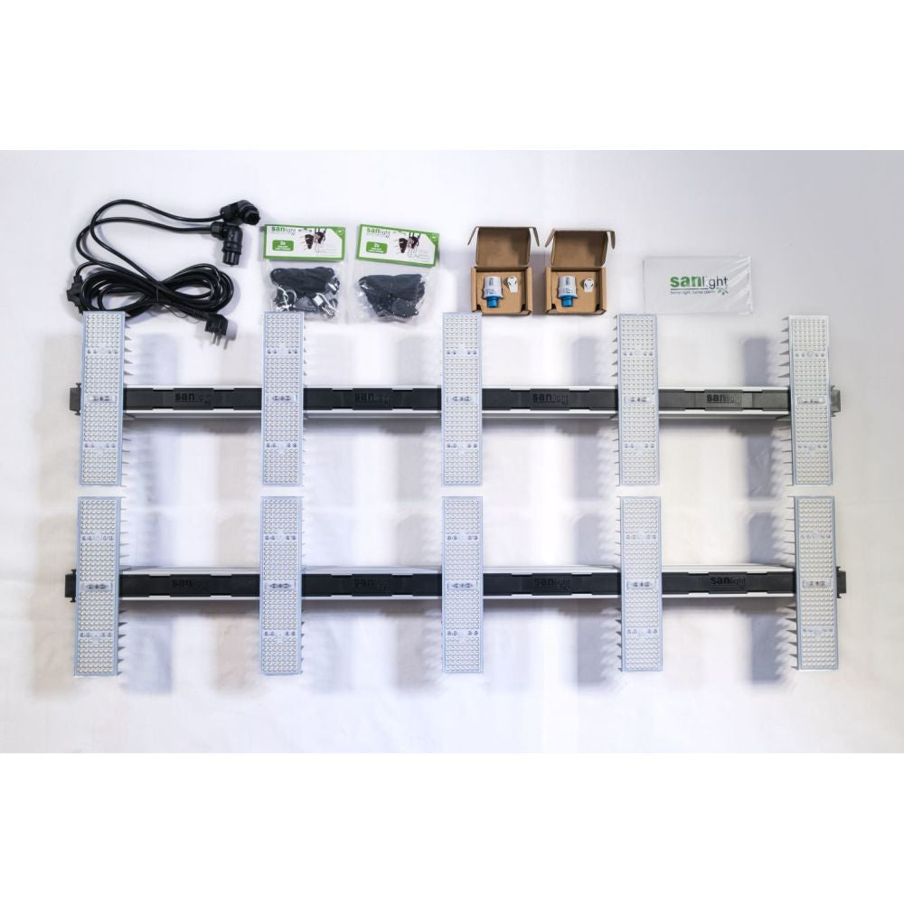 SANlight EVO LED Set 150 - 680W pro 150x150 cm 3 µmol/J - V1.5 boční pohled