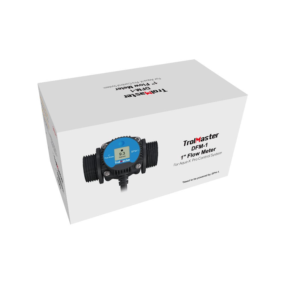 Trolmaster 1" Digital Flow Meter (DFM-1) frontudsigt