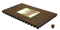 HGA Garden Eazy Plug CT150 Tray, alveole et cubes, 53x31.5x3 cm vue de face