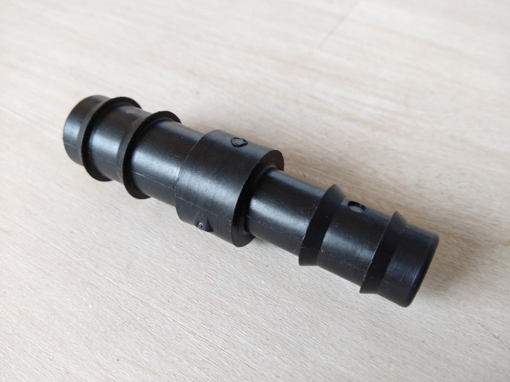 Raccord réducteur à emboîtement 20 x 16 mm, réduction PE, vue latérale