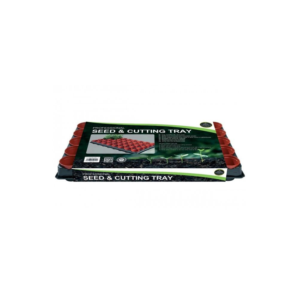 Garland podmiska plast Seed Cutting Tray a 40 květináčků 52.5x31.5x5.5 cm boční pohled