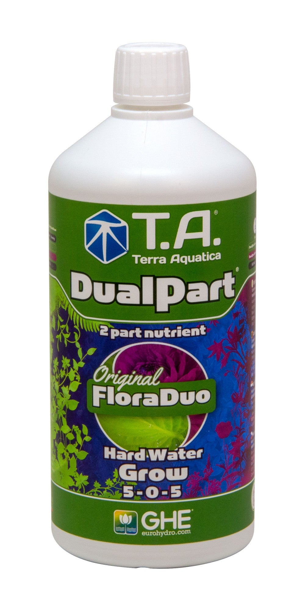 Terra Aquatica DualPart Grow HW 500 ml side view