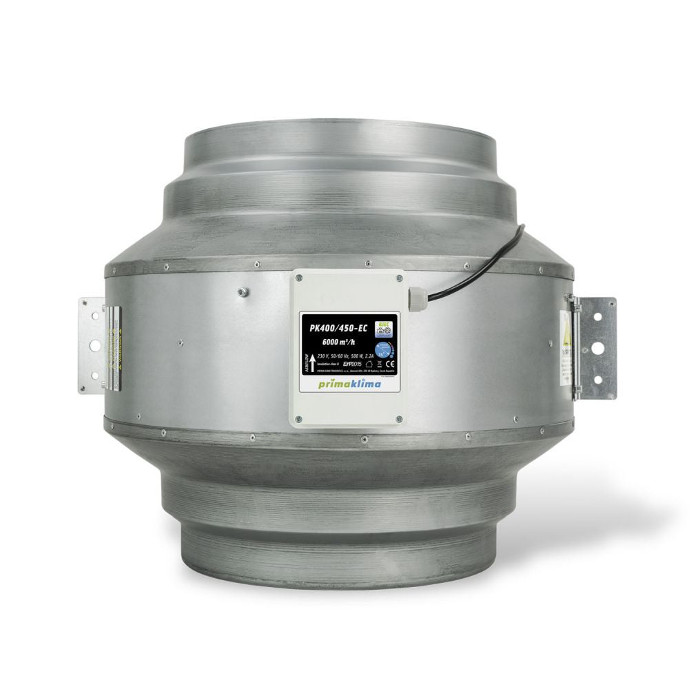 Prima Klima ventilator Blueline, 400-450 mm - 6000 m3/h, EC motor vooraanzicht