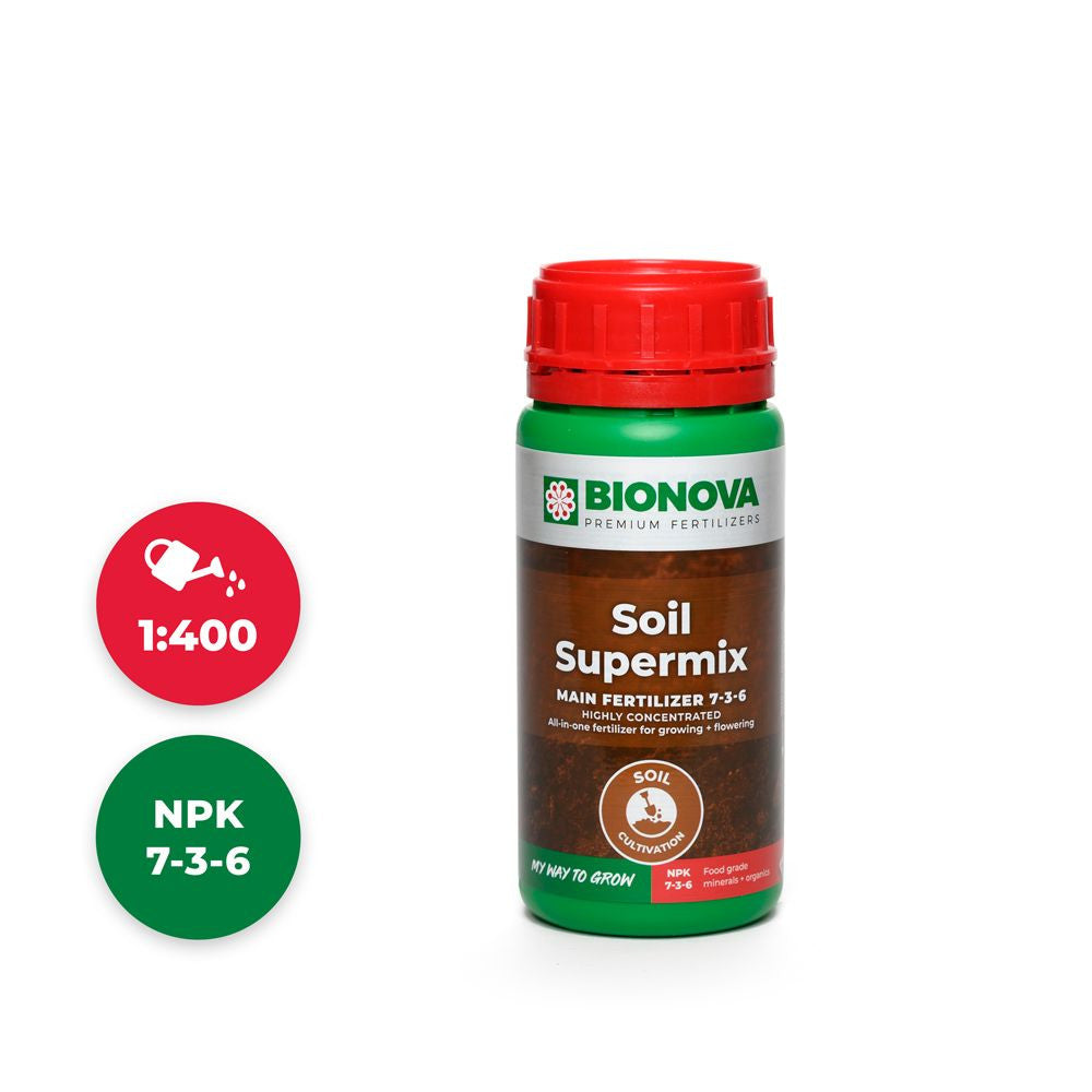 BioNova Soil Supermix 250 ml pohled zepředu