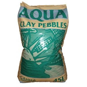 Canna Aqua Clay Pebbles 45 l, expanded clay front view
