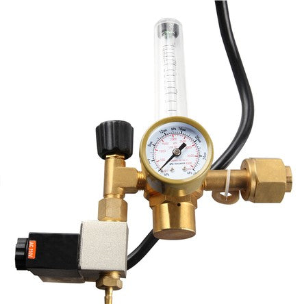 CO2 regulator - valve Front view
