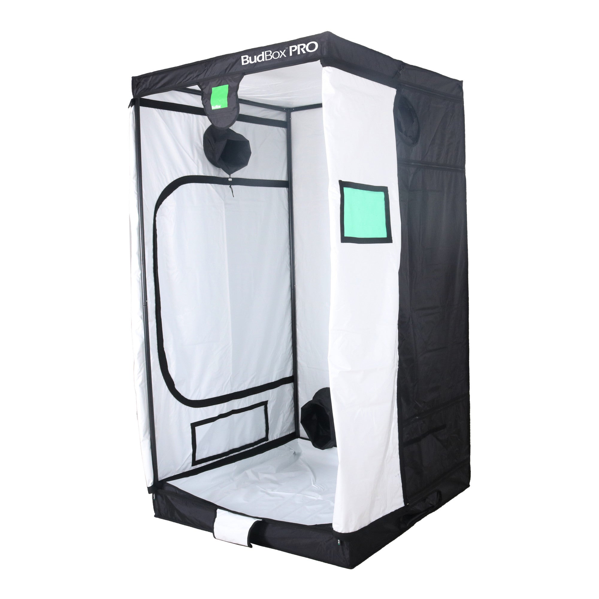 BudBox White PRO XL-HL 120x120x220 cm boční pohled