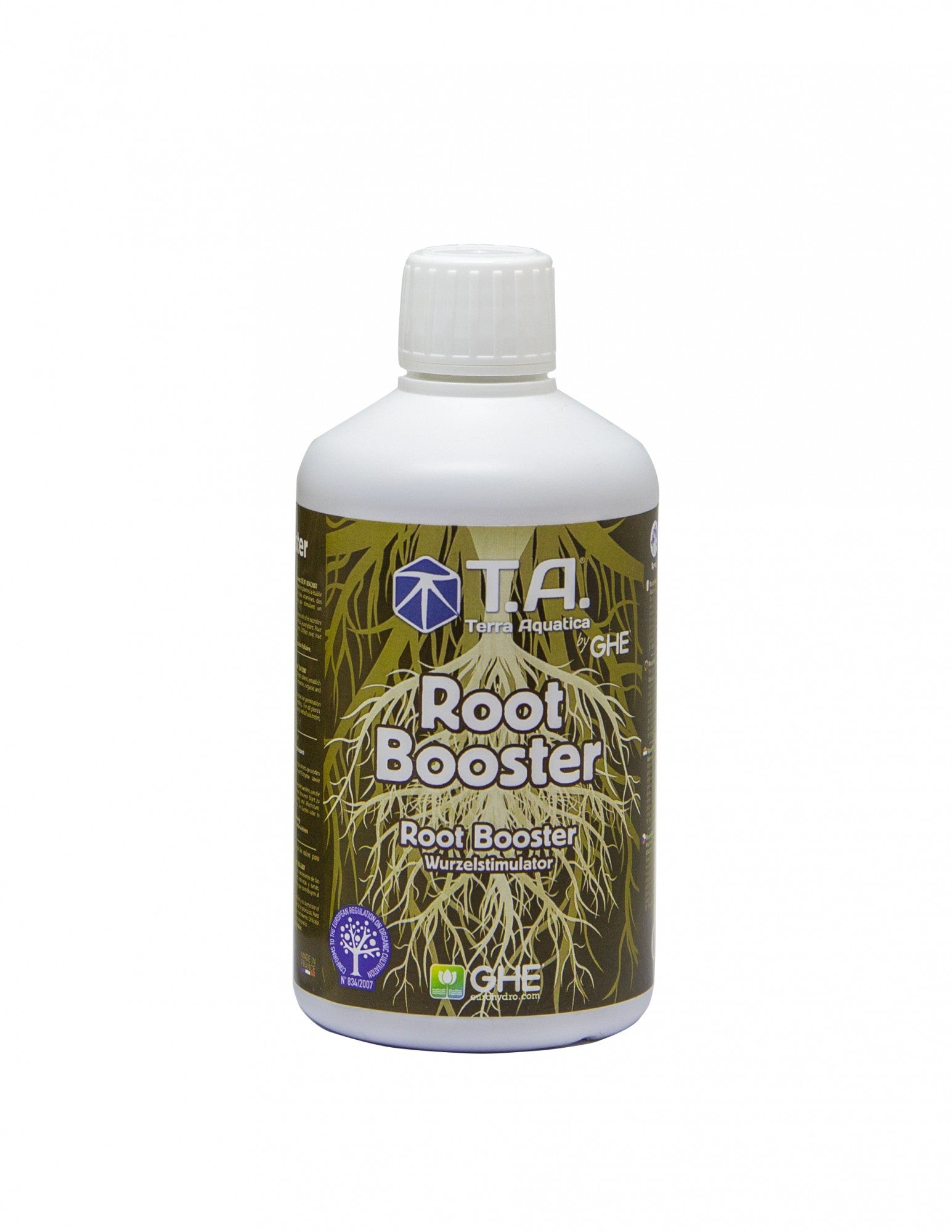 Terra Aquatica Root Booster Organic 500 ml boční pohled