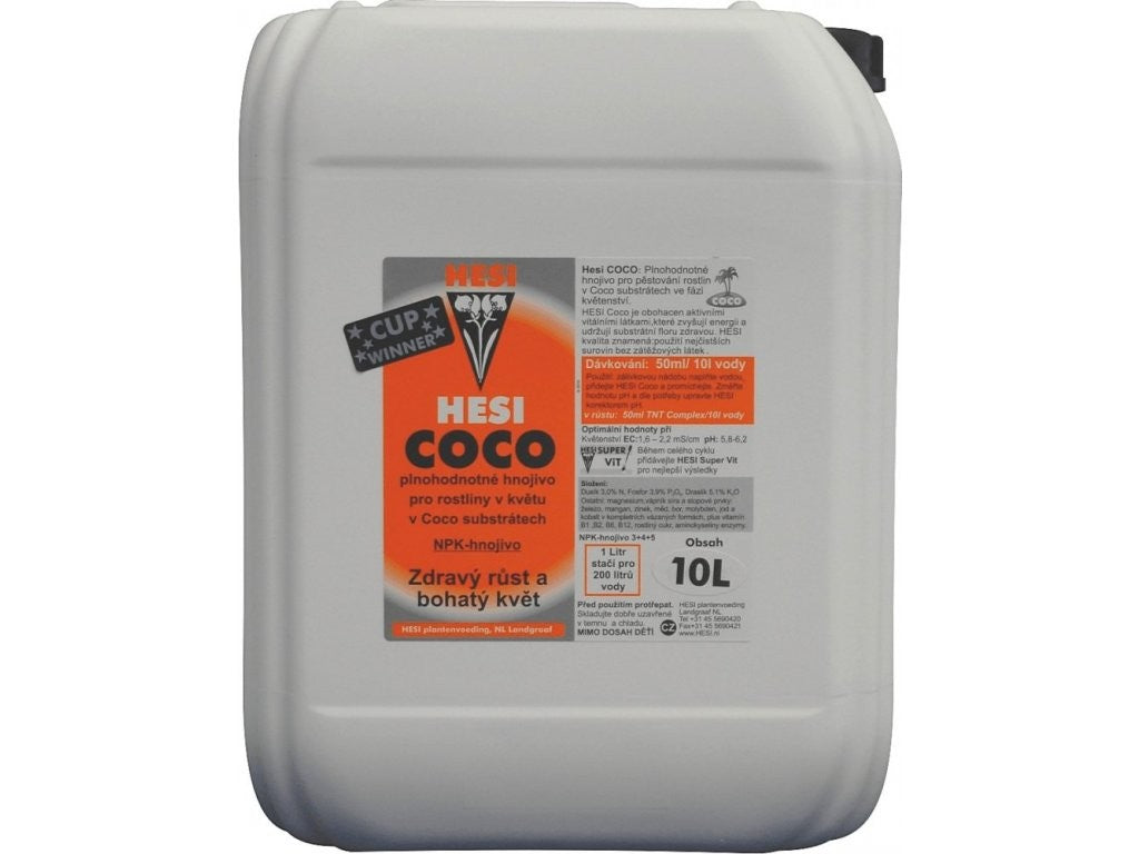 Hesi Coco 10 l pohled zepředu