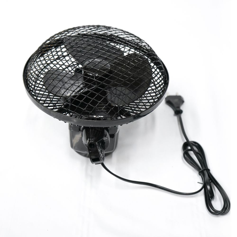 Urban Oscilfan 20W, dvourychlostní oscilační ventilátor průměr 24 cm pohled na obsah balení