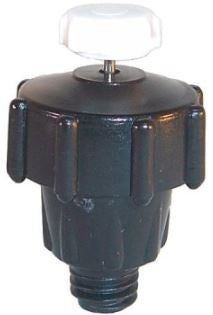 Rozprašovací ventil na PE hadici boční pohled