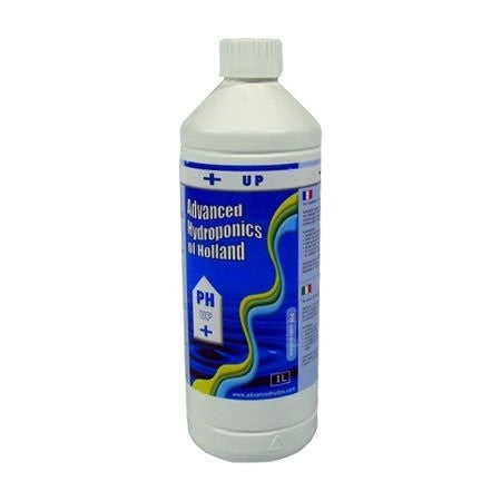 Advanced Hydroponics pH plus 500 ml, 30% hydroxid boční pohled