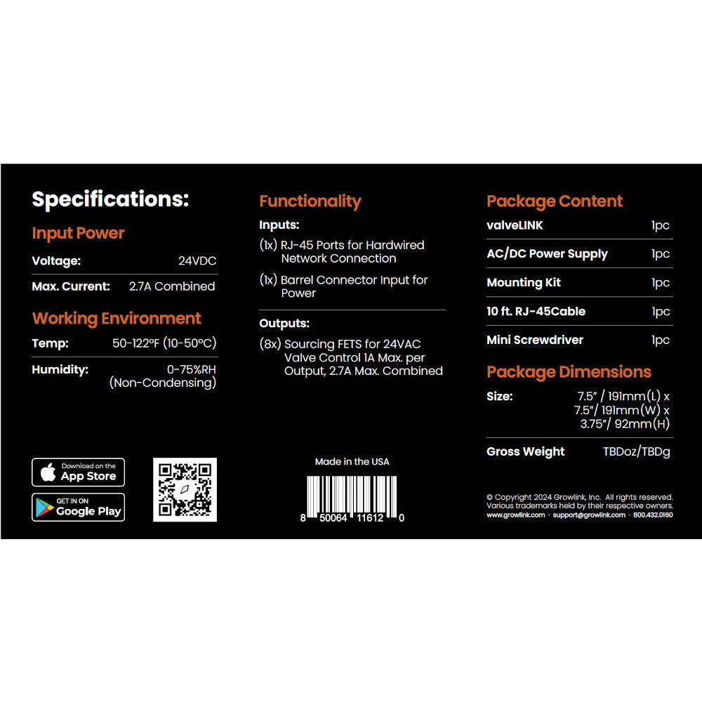 Growlink Valve Link druhý boční pohled