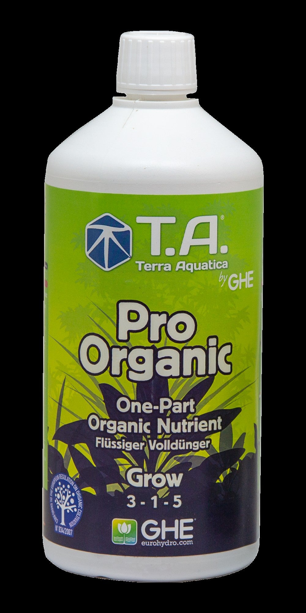 Terra Aquatica Pro Organic Grow 1 l, widok z boku