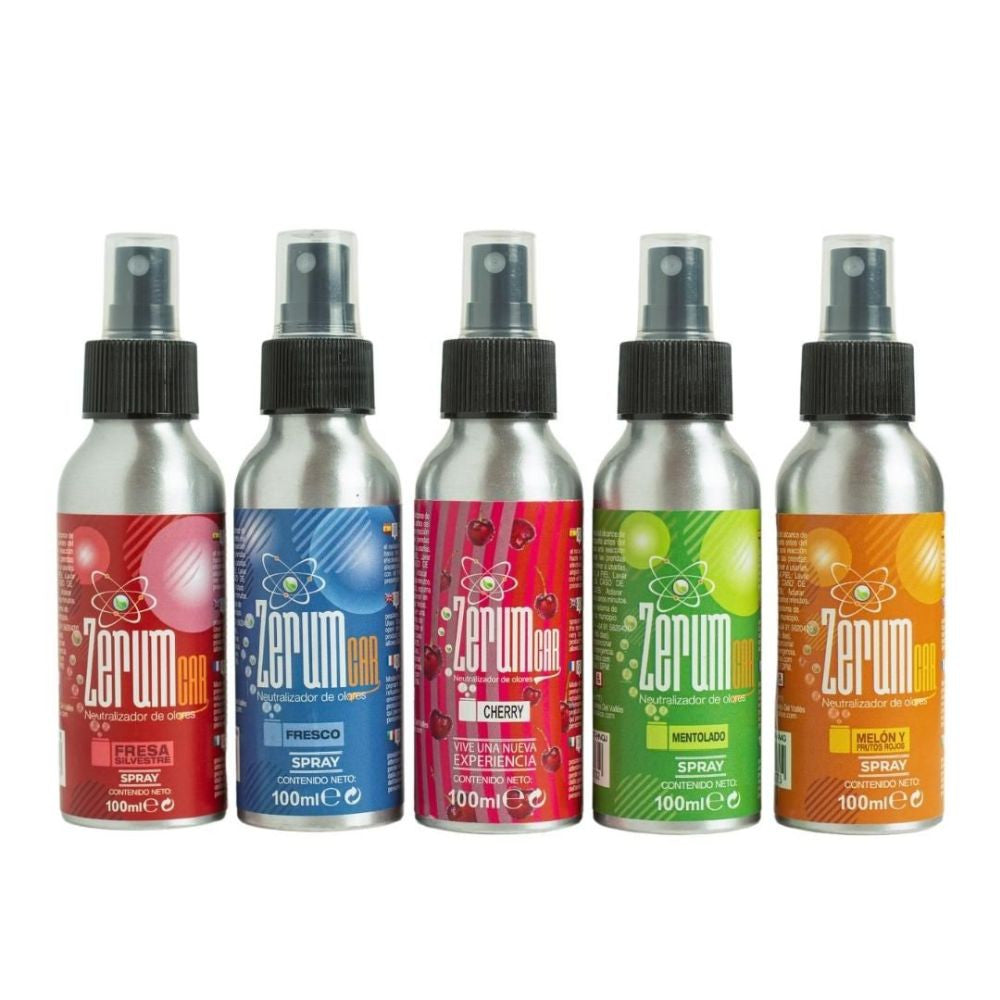 Zerum CAR Spray Meloun & Lesní plody, 100 ml boční pohled