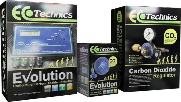 Ecotechnics Evolution CO2 Controller kit pohled na obsah balení