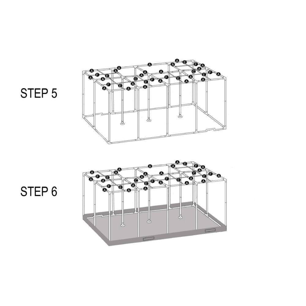 BudBox Silver PRO Titan VI 600x300x220 cm detailní pohled