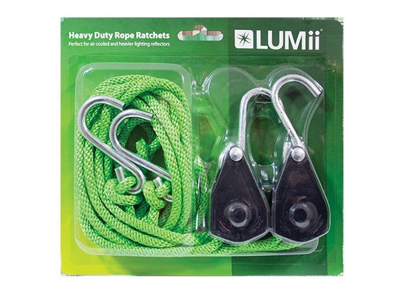 LUMii Rope Ratchet Heavy Duty, nosnost 130 kg pohled zepředu