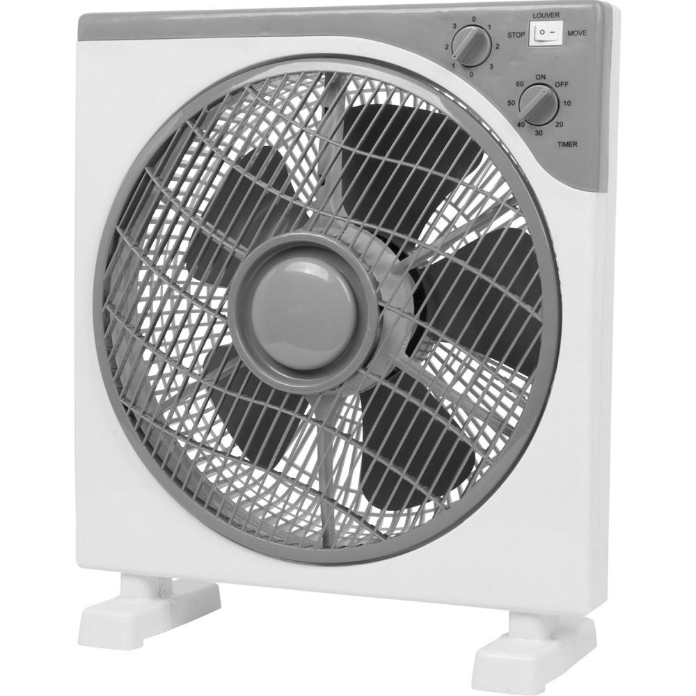 VF BOXFAN 30, třírychlostní podlahový ventilátor průměr 30 cm pohled zepředu
