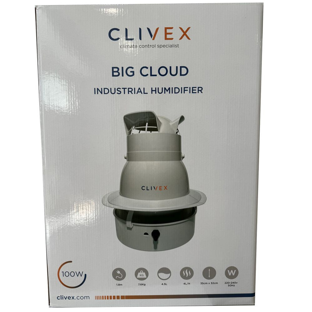Zvlhčovač Clivex Big Cloud 4000 ml/h, 4.5 l pohled z boku