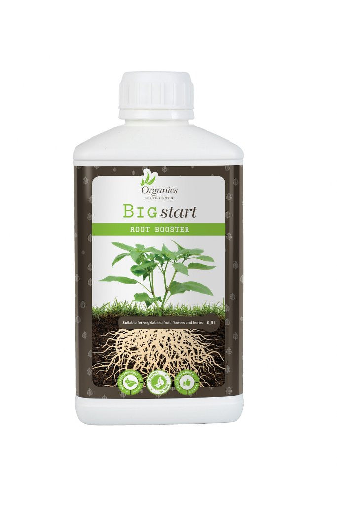 Organics Nutrients Big Start 500 ml boční pohled