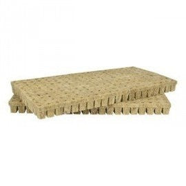 Grodan 25x25x40 mm, zaailingblok met gat, 1 stuks zijaanzicht