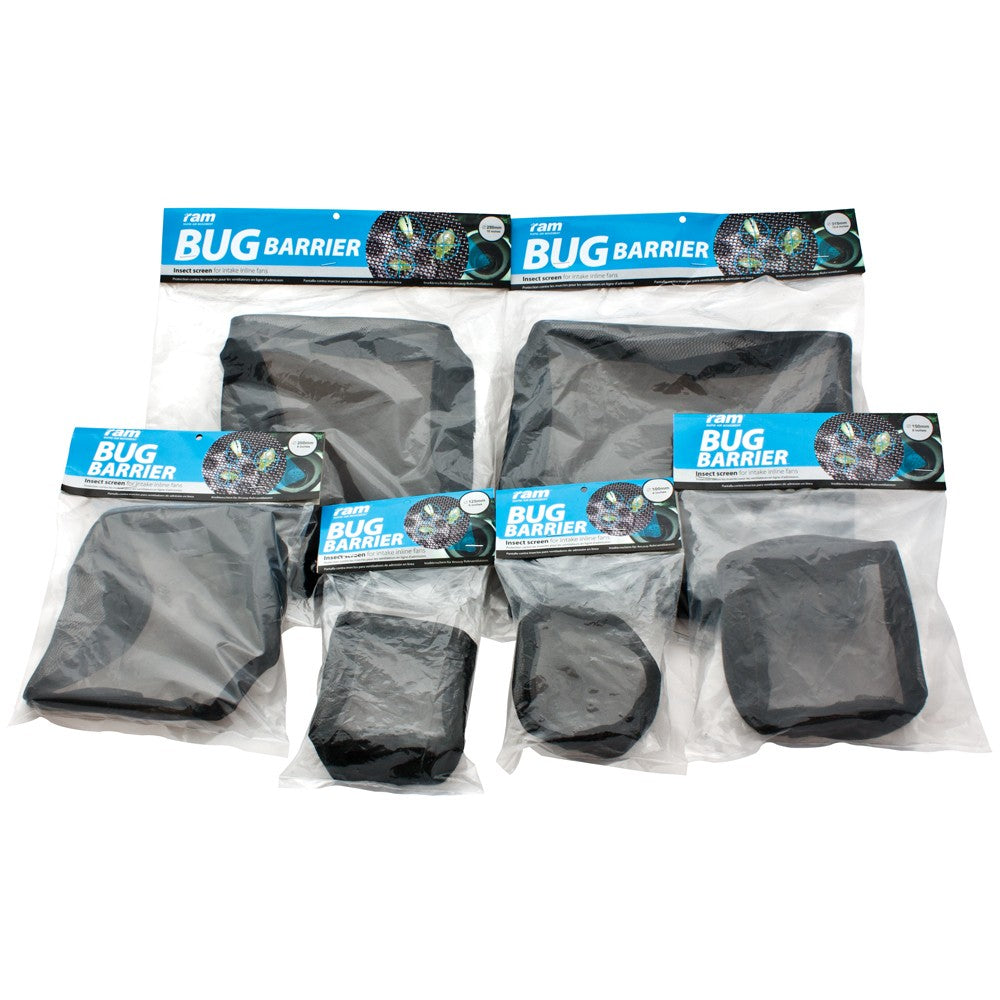 RAM Bug Barrier 315 mm - ochranná síť na přítah boční pohled