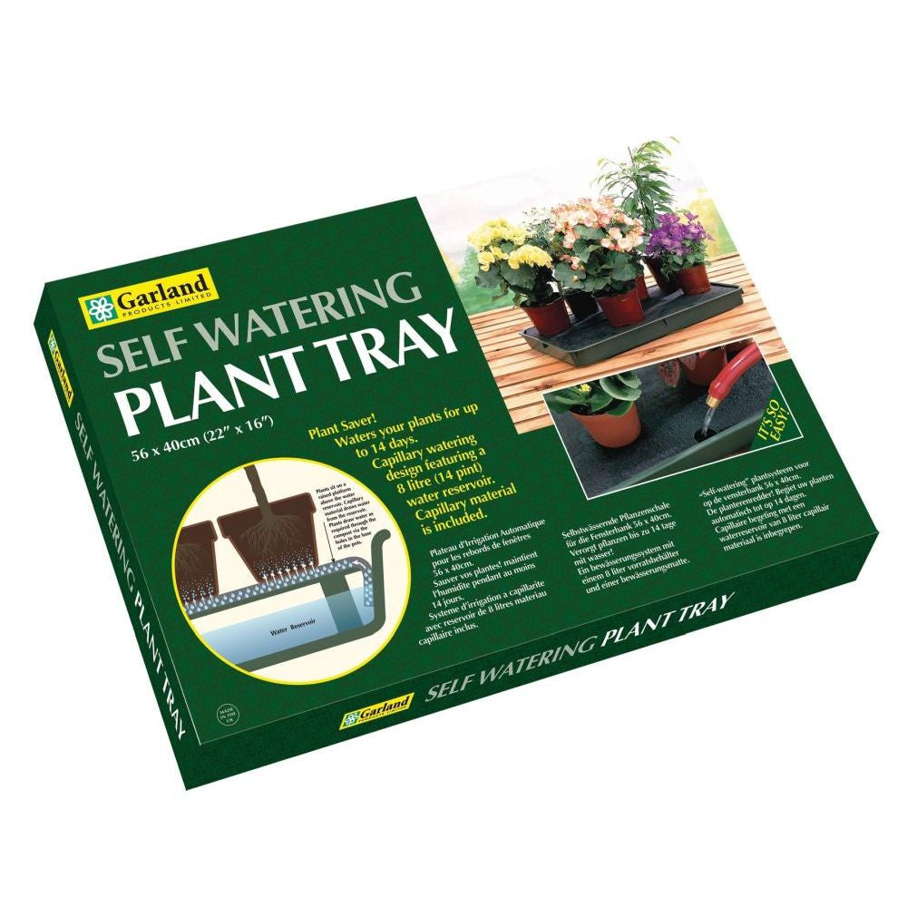 Garland samozavlažovací podmiska Large Self Watering Plant Tray 57x38.5x5 cm pohled zepředu