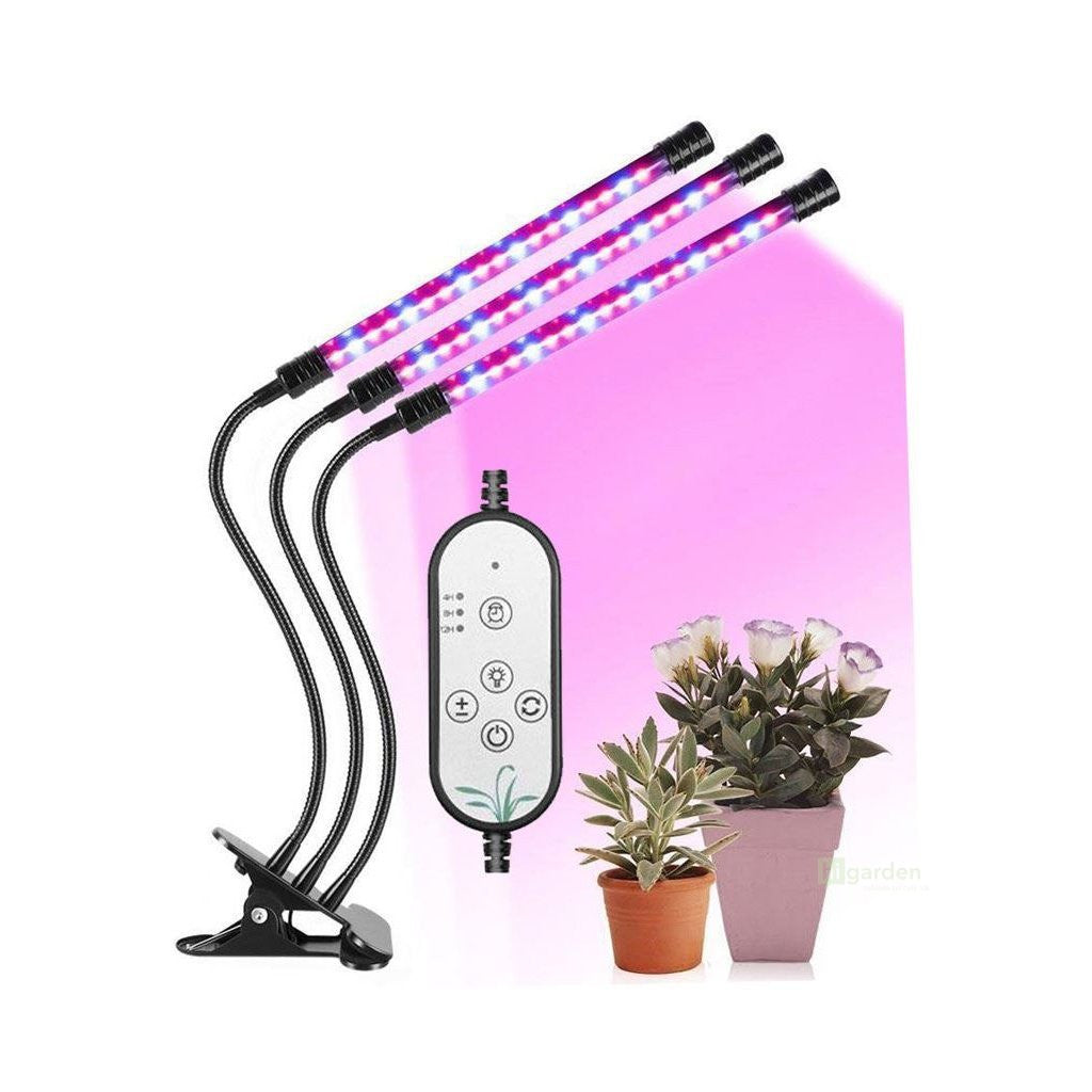 LED-lys med clip, 3 justerbare stænger detaljeret visning