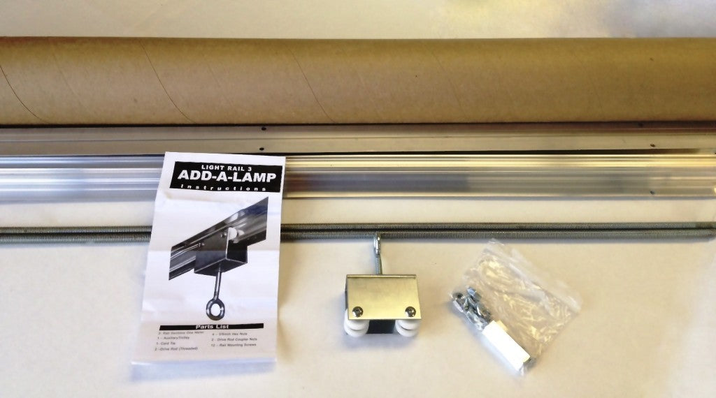 Lightrail Add A Lamp, přídavný pojezd pohled zepředu