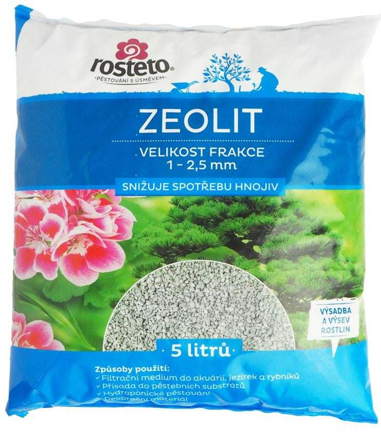 Zeolit, frakce 1-2.5 mm 5 l boční pohled