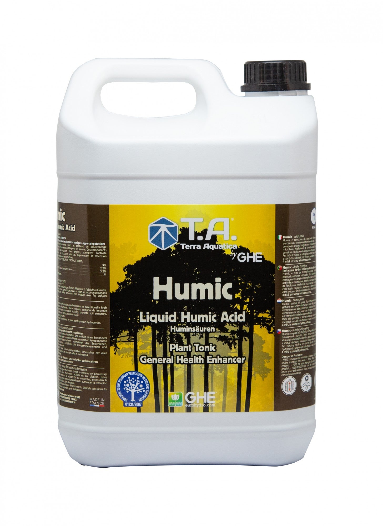Terra Aquatica Humic Organic 5 l Seitenansicht