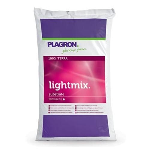 Plagron Lightmix 50 l, pěstební substrát s perlitem boční pohled