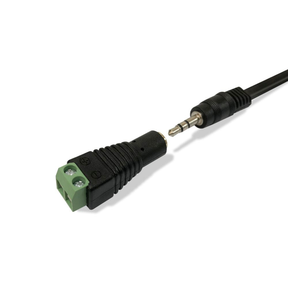 Trolmaster RJ12 to 3.5 Jack Extension Cable Set (ECS-2) rear view
