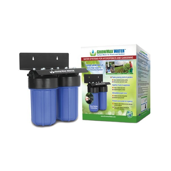 Growmax Water Super Grow, uhlíkový vodní filtr 800 l/h pohled zepředu