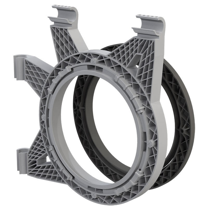 Secret Jardin Ducting Flange DF16 - příruba na 16mm tyč pohled zezadu