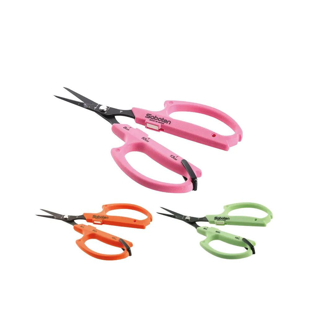 Saboten Magnetic Trimmer Scissors  35 mm blades, zahnuté nůžky pohled zepředu