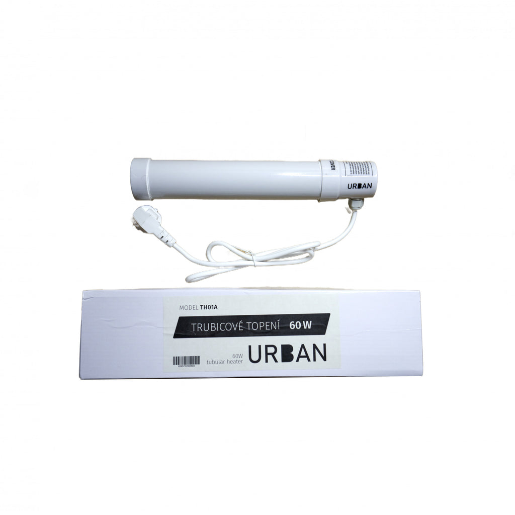 Urban Heater trubicové topení 310 mm / 60W pohled zezadu