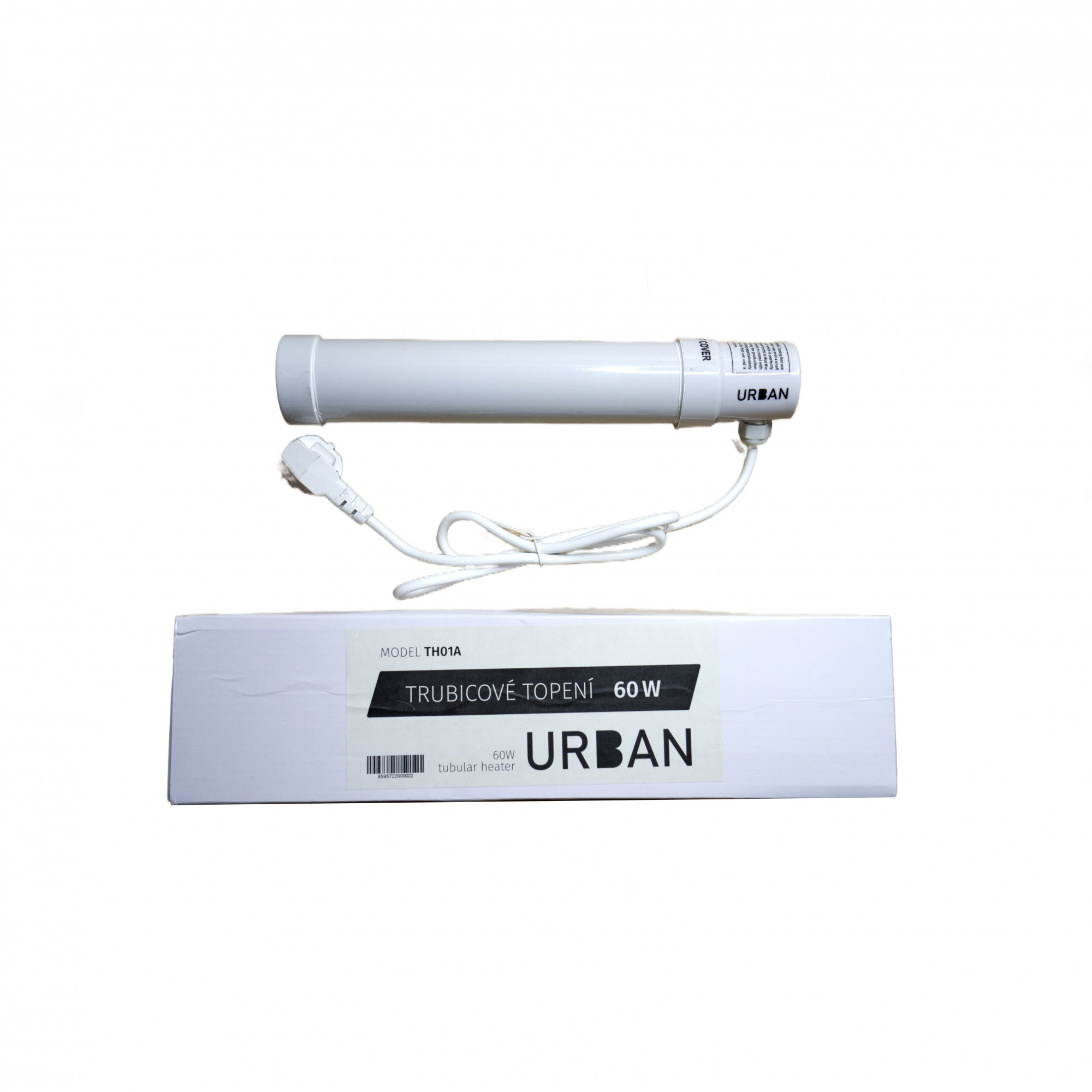Urban Heater trubicové topení 310 mm / 60W pohled zezadu