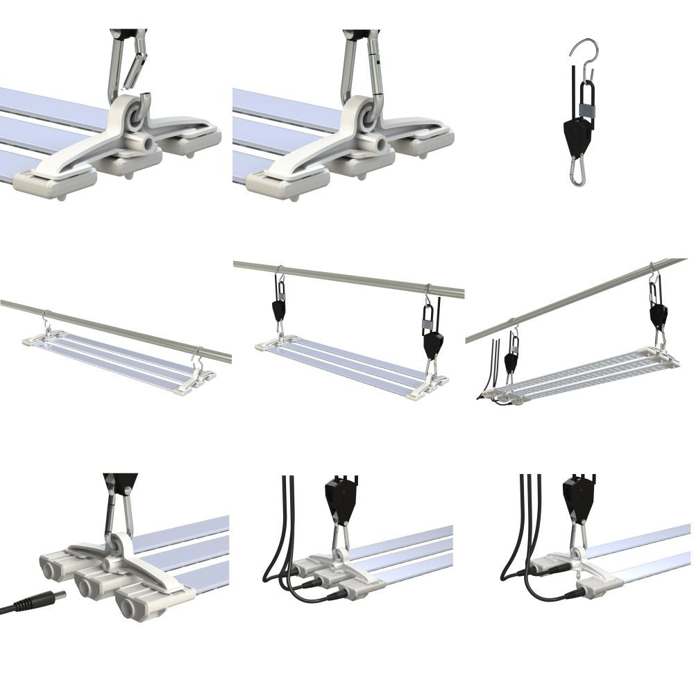 Secret Jardin Cosmorrow LED 20W x2/3, napájecí zdroj pohled na obsah balení