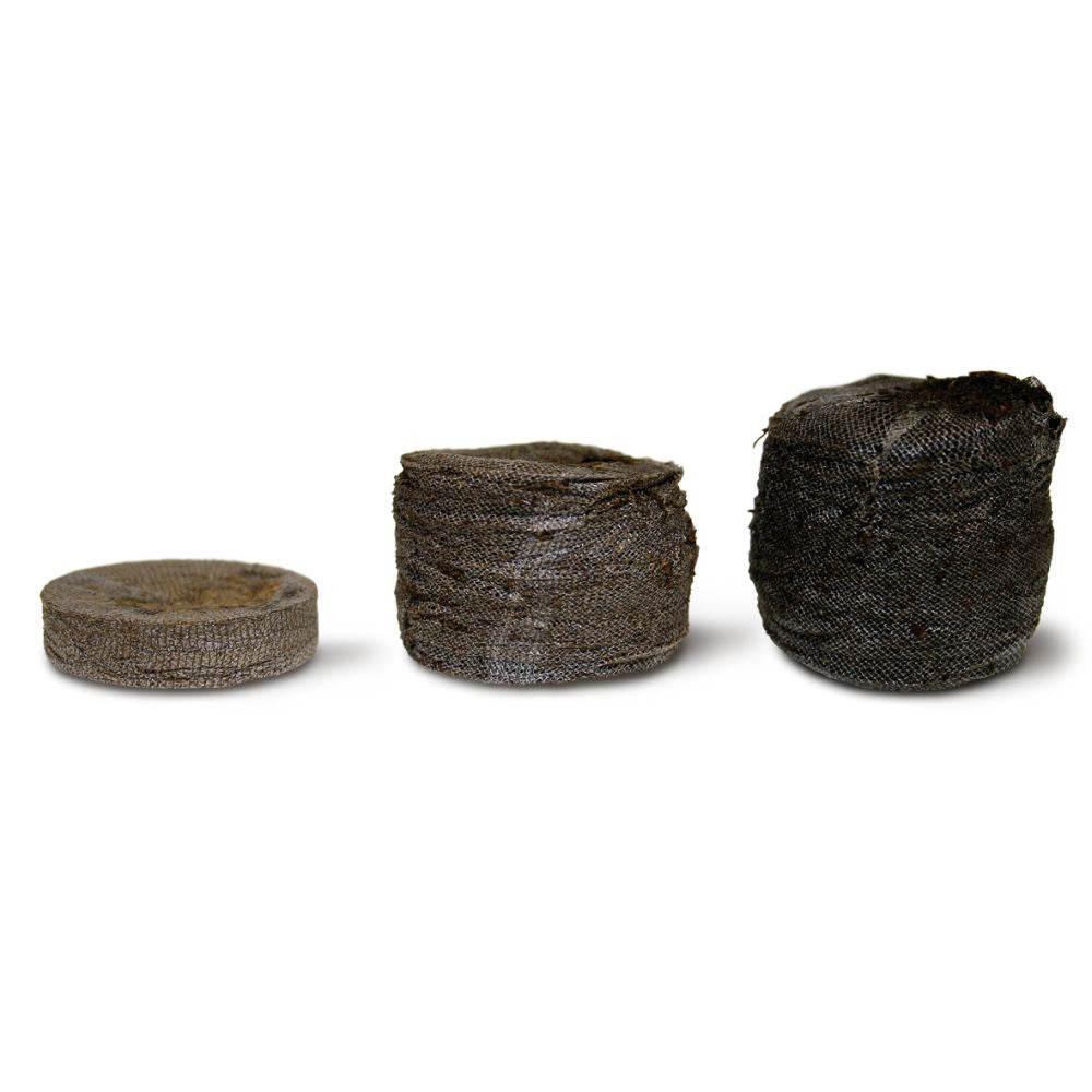 Jiffy průměr 33 mm, sadbovací tableta, BOX 2000 ks pohled zepředu