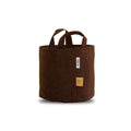 Root Pouch Boxer Brown planter textile 53x42 cm - 95 l front view