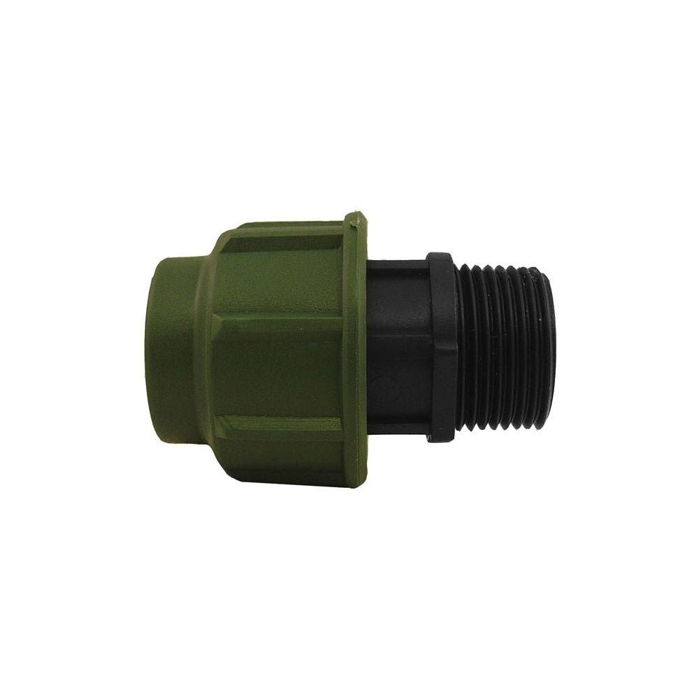 Bimex PE reducer 25 mm x 3/4" - male thread side view