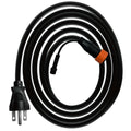 ThinkGrow Model One LED 7ft AWG #18 Splitter Power Cord CEE 7/7 Plug, rozbočovací napájecí kabel (TDC-240E) pohled zepředu